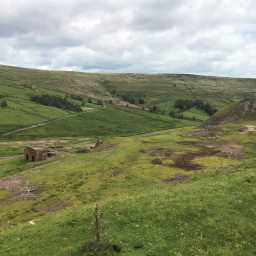 Image of Marlbeck Mine, taken from Coldberry Mine to WNW. 11-Jul-2020